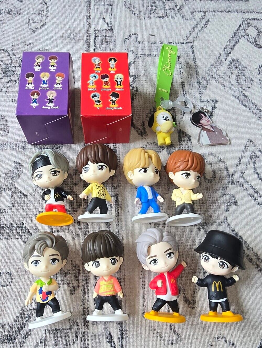 K-Pop Inspired BTS Kids Collectible Mini Figures Set - Mixed Colors